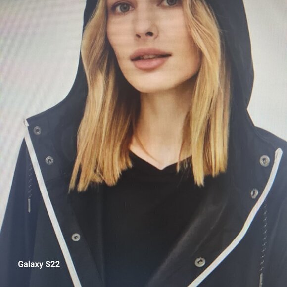 RAINS Black Long Black Jacket Reflective. NWT. Size Various - Picture 4 of 9